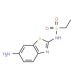 N-(6-amino-1,3-benzothiazol-2-yl)ethane-1-sulfonamide - chemical structure image