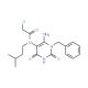N-(6-Amino-1-benzyl-2,4-dioxo-1,2,3,4-tetrahydro-pyrimidin-5-yl)-2-chloro-N-(3-methyl-butyl)-acetamide - chemical structure i