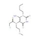 N-(6-Amino-1-butyl-2,4-dioxo-1,2,3,4-tetrahydro-pyrimidin-5-yl)-2-chloro-N-(2-methoxy-ethyl)-acetamide - chemical structure i