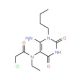 N-(6-amino-1-butyl-2,4-dioxo-1,2,3,4-tetrahydropyrimidin-5-yl)-2-chloro-N-ethylacetamide - chemical structure image