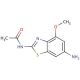 N-(6-Amino-4-methoxy-benzothiazol-2-yl)-acetamide - chemical structure image