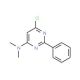 N-(6-Chloro-2-phenyl-4-pyrimidinyl)-N,N-dimethylamine (CAS 58514-86-6) - chemical structure image