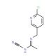 N-(6-Chloro-3-pyridylmethyl)-N′-cyano-acetamidine (CAS 190604-92-3) - chemical structure image