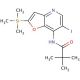 N-(6-Iodo-2-(trimethylsilyl)furo[3,2-b]pyridin-7-yl)pivalamide (CAS 1186310-88-2) - chemical structure image