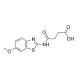 N-(6-Methoxy-benzothiazol-2-yl)-succinamic acid - chemical structure image