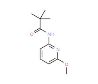 N-(6-Methoxy-pyridin-2-yl)-2,2-dimethylpropionamide (CAS 851102-40-4) - chemical structure image