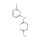 N-(6-Methyl-pyridin-2-yl)-succinamic acid - chemical structure image