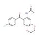 N-[7-(4-Chloro-benzoyl)-2,3-dihydro-benzo[1,4]dioxin-6-yl]-acetamide - chemical structure image