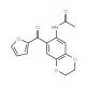 N-[7-(Furan-2-carbonyl)-2,3-dihydro-benzo[1,4]dioxin-6-yl]-acetamide - chemical structure image