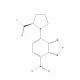 N-(7-Nitro-4-benzofurazanyl)-D-prolyl chloride (CAS 159717-69-8) - chemical structure image