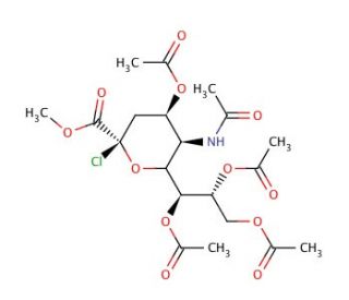 N-Acetyl-2-chloro-2-deoxyneuraminic Acid Methyl Ester 4,7,8,9-Tetraacetate (CAS 67670-69-3) - chemical structure image