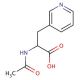 N-Acetyl-3-(3-pyridyl)-alanine (CAS 170092-30-5) - chemical structure image