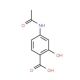 N-Acetyl-4-aminosalicylic Acid (CAS 50-86-2) - chemical structure image