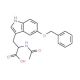 N-Acetyl-5-benzyloxy-DL-tryptophan (CAS 55443-80-6) - chemical structure image