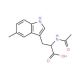 N-Acetyl-5-methyl-DL-tryptophan (CAS 71953-90-7) - chemical structure image