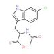 N-Acetyl 6-Chlorotryptophan (CAS 50517-10-7) - chemical structure image
