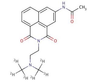 N-Acetyl Amonafide-d6 - chemical structure image