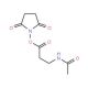 N-Acetyl-β-alanine N-Hydroxysuccinimide Ester (CAS 154194-69-1) - chemical structure image