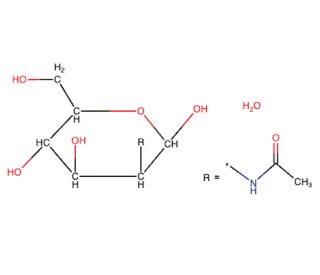 N-Acetyl-&beta;-D-&Mu;annosamine (CAS 4773-29-9) - chemical structure image