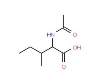 N-Acetyl-D-(allo)-isoleucine (CAS 54831-20-8) - chemical structure image