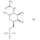 N-Acetyl-D-galactosamine-6-O-sulphate sodium salt (CAS 204575-07-5) - chemical structure image