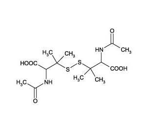 N-Acetyl-D,L-penicillamine disulfide - chemical structure image