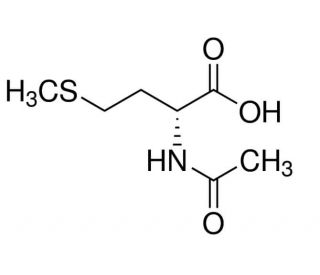 N-Acetyl-D-methionine (CAS 1509-92-8) - chemical structure image