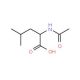N-acetyl-DL-leucine (CAS 99-15-0) - chemical structure image