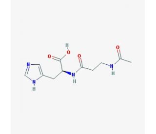 N-Acetyl-L-carnosine (CAS 56353-15-2) - chemical structure image