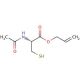 N-Acetyl-L-cysteine Allyl Ester (CAS 145452-04-6) - chemical structure image
