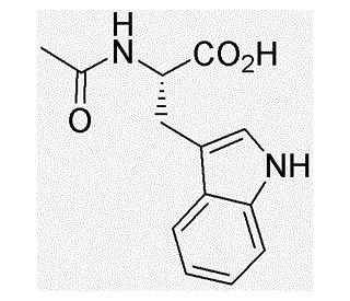 N-Acetyl-L-tryptophan (CAS 1218-34-4) - chemical structure image