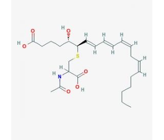 N-Acetyl-Leukotriene E4 (CAS 80115-95-3) - chemical structure image