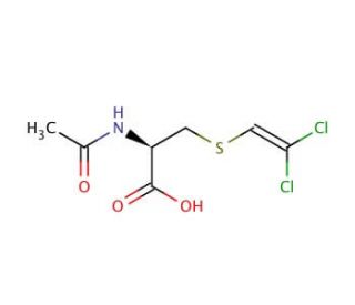N-Acetyl-S-(2,2-dichloroethenyl)-L-cysteine (CAS 126543-43-9) - chemical structure image