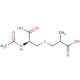 Molecular structure of N-Acetyl-S-(2-carboxypropyl)-L-cysteine Dicyclohexylammonium Salt (Mixture of Diastereomers), CAS Number: 910898-81-6 N-Acetyl-S-(2-carboxypropyl)-L-cysteine Dicyclohexylammonium Salt (Mixture of Diastereomers) (CAS 910898-81-6) - chemical str