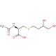 N-Acetyl-S-(3,4-dihydroxybutyl)-L-cysteine (mixture of diastereomers) (CAS 144889-50-9) - chemical structure image