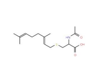 N-Acetyl-S-geranyl-L-cysteine (AGC) - chemical structure image