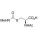 N-Acetyl-S-(N-methylcarbamoyl)-L-cysteine (CAS 103974-29-4) - chemical structure image