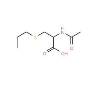 N-Acetyl-S-propyl-L-cysteine (CAS 14402-54-1) - chemical structure image