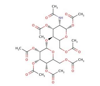 N-Acetyllactosamine Heptaacetate (CAS 73208-61-4) - chemical structure image