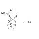 N-Acetylloline Hydrochloride (CAS 3148-41-2) - chemical structure image