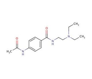 N-Acetylprocainamide (CAS 32795-44-1) - chemical structure image