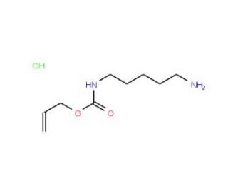 N-Alloc-1,5-pentanediamine hydrochloride (CAS 1049721-59-6) - chemical structure image