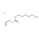 N-Alloc-1,5-pentanediamine hydrochloride (CAS 1049721-59-6) - chemical structure image