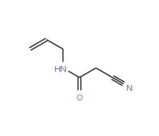N-Allyl-2-cyano-acetamide (CAS 30764-67-1) - chemical structure image