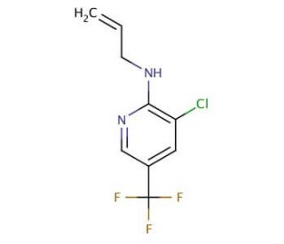 N-Allyl-3-chloro-5-(trifluoromethyl)-2-pyridinamine (CAS 338761-50-5) - chemical structure image