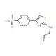 N-allyl-4-[4-(methylsulfonyl)phenyl]-1,3-thiazol-2-amine - chemical structure image