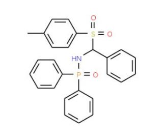N-[&alpha;-(4-Methylphenyl)sulfonyl)benzyl]diphenylphosphinic amide (CAS 701291-86-3) - chemical structure image