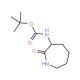 (±)-N-alpha-Boc-amino-epsilon-caprolactam (CAS 179686-45-4) - chemical structure image