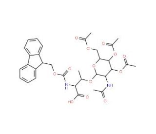 (N-alpha-Fmoc-O-beta-(2-acetamido-2-deoxy-3,4,6-tri-O-acetyl-alpha-D-galactopyranosyl)-L-threonine) (CAS 116783-35-8) - chemi