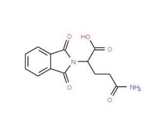 N-alpha-Phthalyl-L-glutamine (CAS 3343-29-1) - chemical structure image